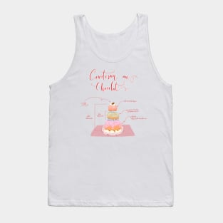 Courtesan au Chocolat Mendl's pastry dessert diagram Tank Top